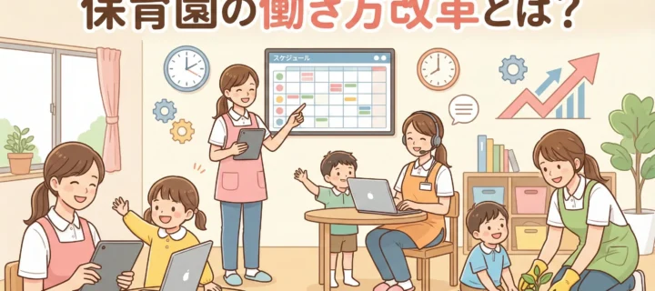 保育園の働き方改革とは？今取り組む理由と具体的な実践方法をご紹介