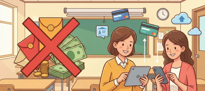 保育園や学校の「現金集金」をやめたい！集金袋を廃止して先生と保護者の負担を減らす方法